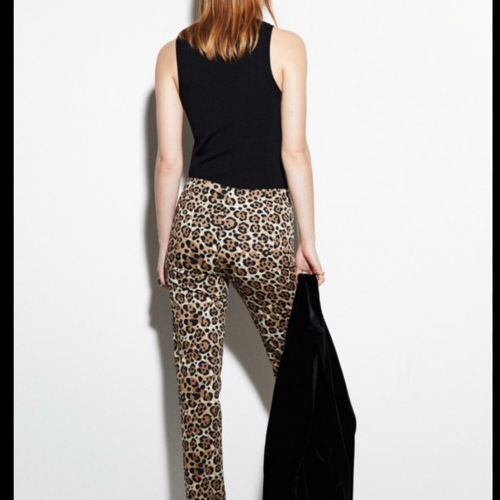 Sfera Leopard Print Straight Leg Pants. Size26/2 - Picture 2 of 5